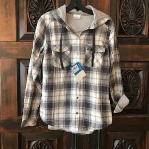 Columbia Times Two Hooded LS Top